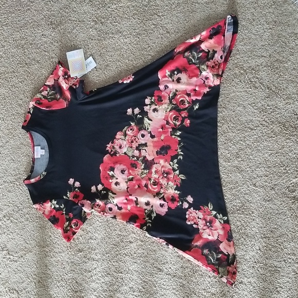 LuLaRoe Tops - Lularoe Floral Melissa Size XS NWT